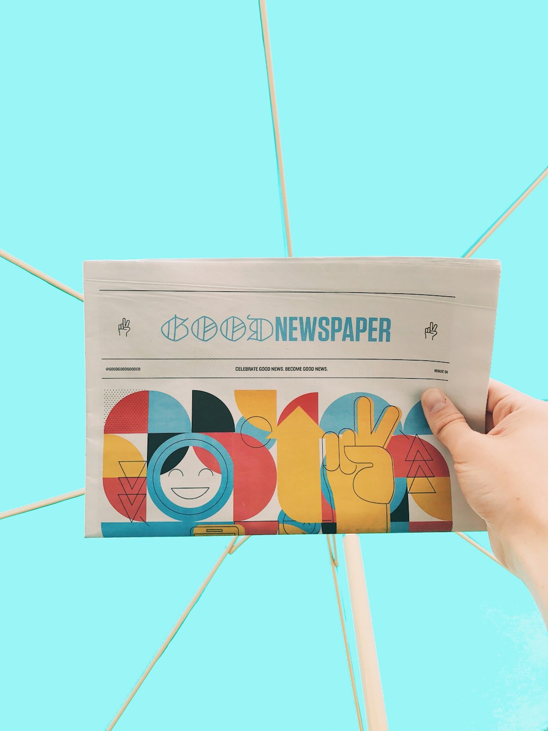 The Goodnewspaper is a print newspaper filled with good news, positive news, happy news, and ways to make a difference. Please link to: https://www.goodgoodgood.co